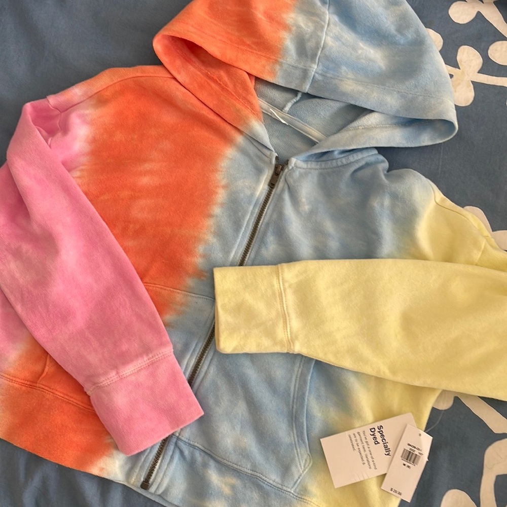 Old Navy Tie Dyed Zip Hoodie